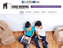 Tablet Screenshot of cube-moving.com